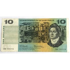 AUSTRALIA 1966 . TEN 10 DOLLARS BANKNOTE . COOMBS/WILSON . FIRST PREFIX SAA